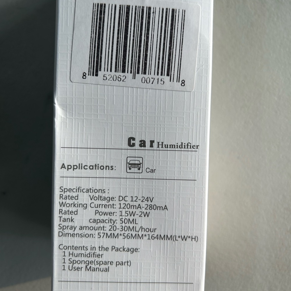 Plug-In Car Humidifier - Picture 2 of 3